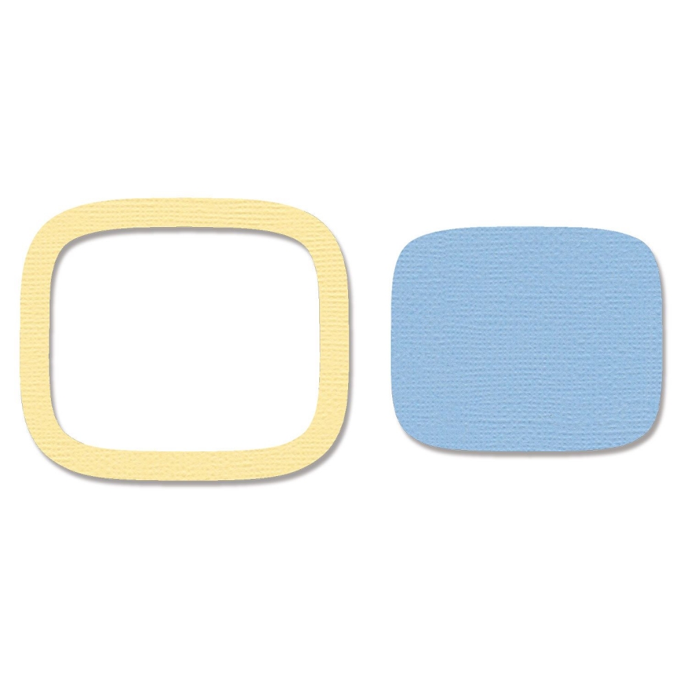 Bild 1 von Sizzix Framelits Die Set 2PK - Rounded Square - Stanzen Rechteck