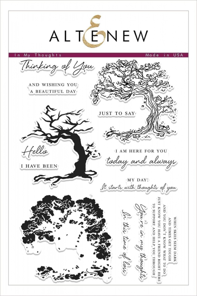 Bild 1 von Altenew Clearstamp-Set In My Thoughts Stamp & Die Bundle - Stempel & Stanz-Set