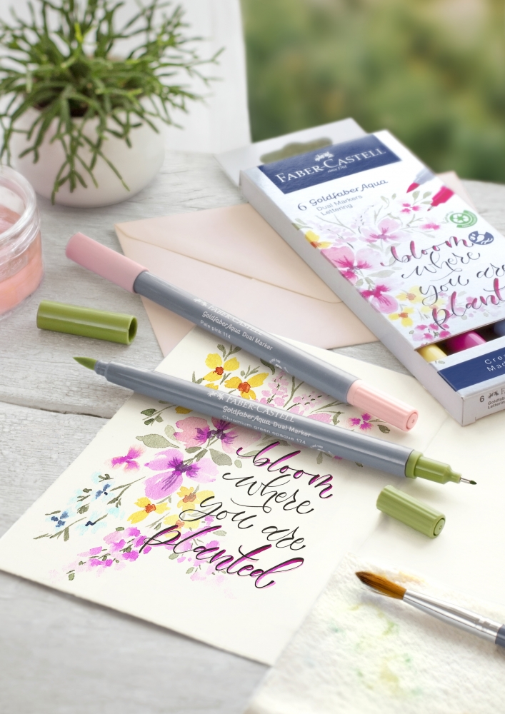 Bild 1 von Faber-Castell - Goldfaber Aqua Dual Marker  / (Farbe) 197 lavendel dunkel