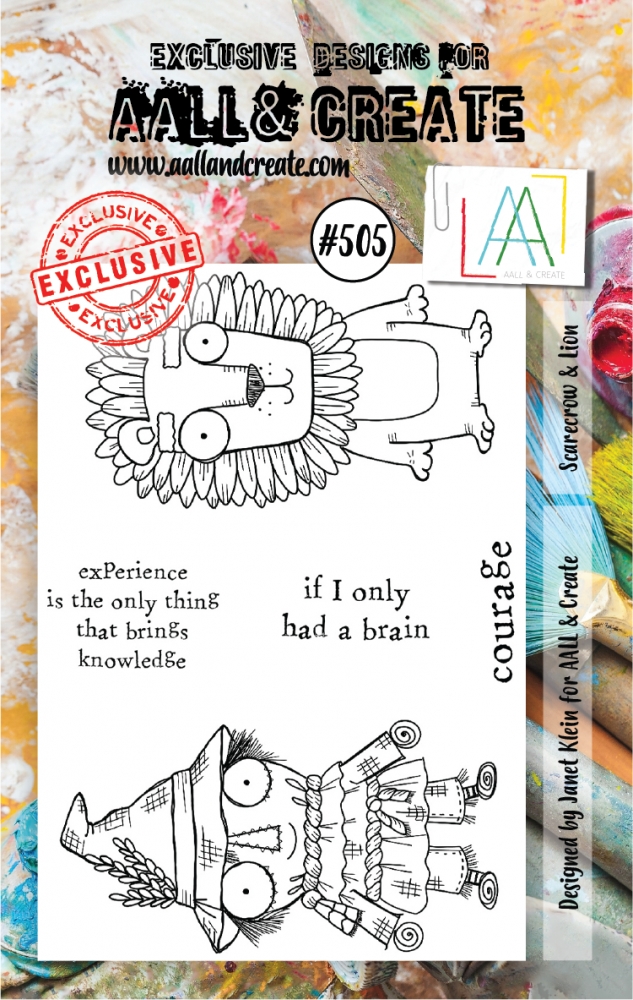 Bild 1 von AALL & Create Clear Stamps - Scarecrow & Lion