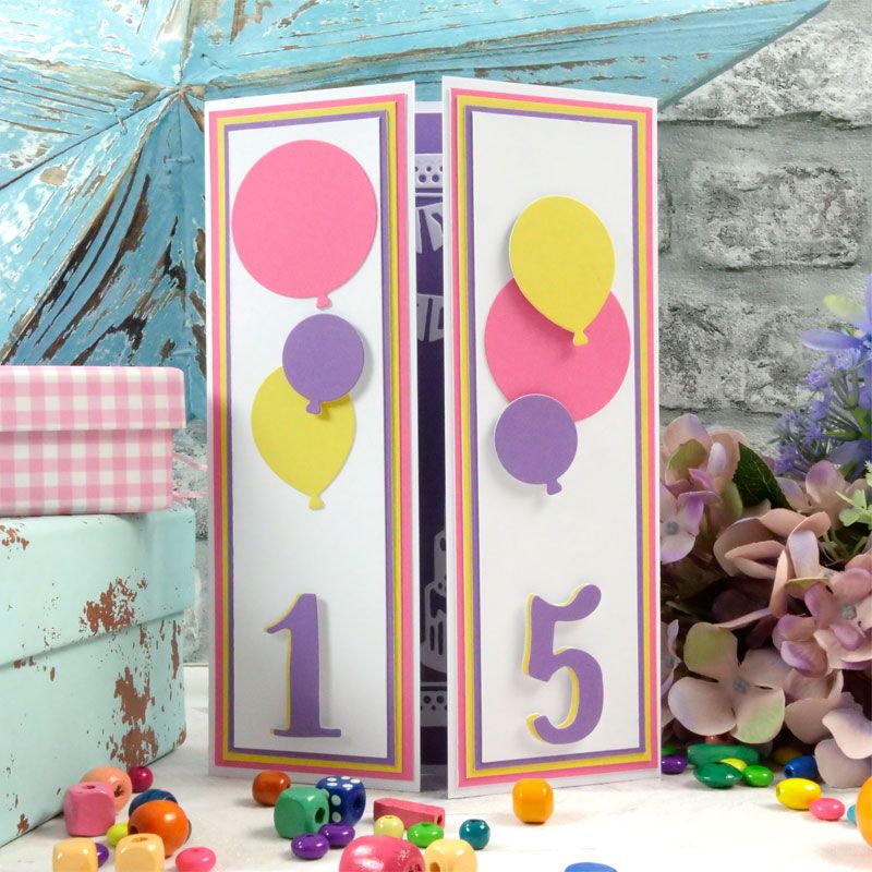 Bild 1 von Hunkydory - Moonstone Die Set - Party Balloons - Luftballons