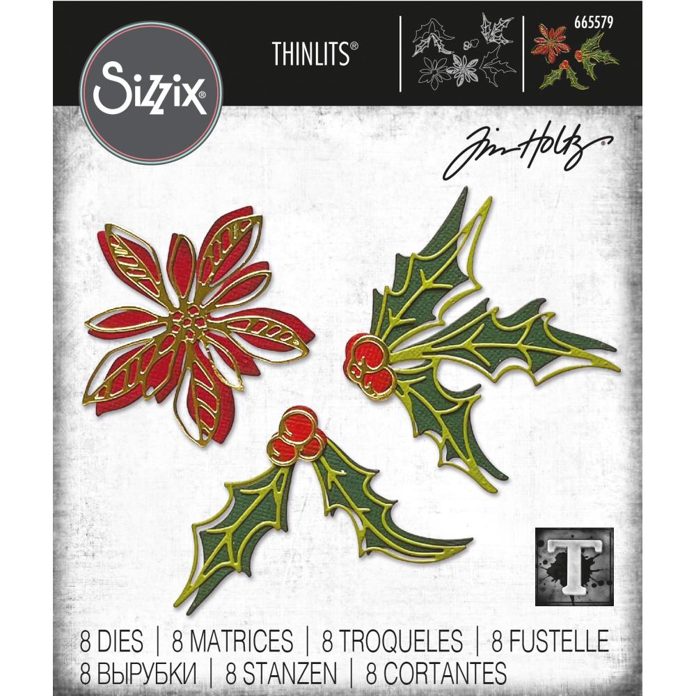 Bild 1 von Sizzix Thinlits Die by Tim Holtz - Stanzschablone - Seasonal Sketch - Weihnachtsstern