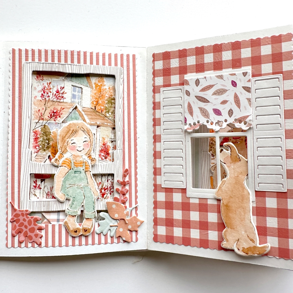 Bild 1 von Art Impressions Clear Stamps with dies FB Sitting Girl  Stempelset inkl. Stanzen