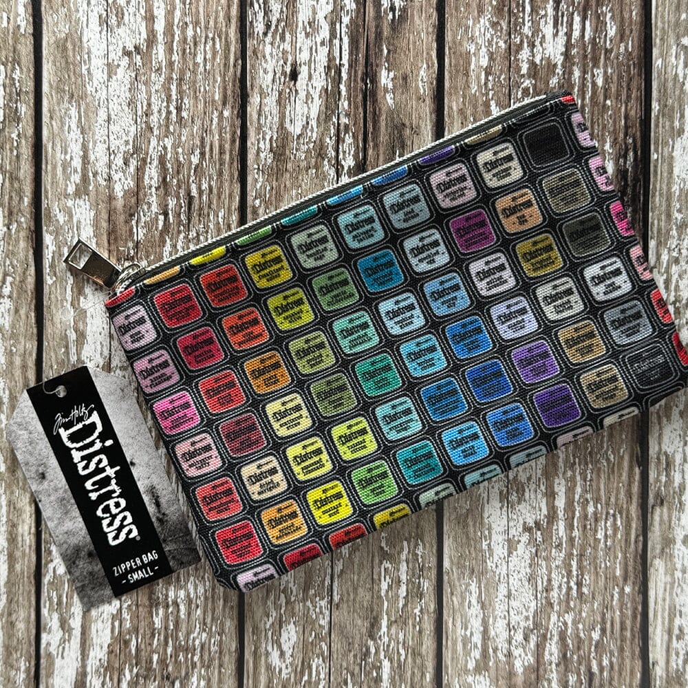 Tim Holtz Distress Zipper Bag Small Tasche mit ReiBverschluss