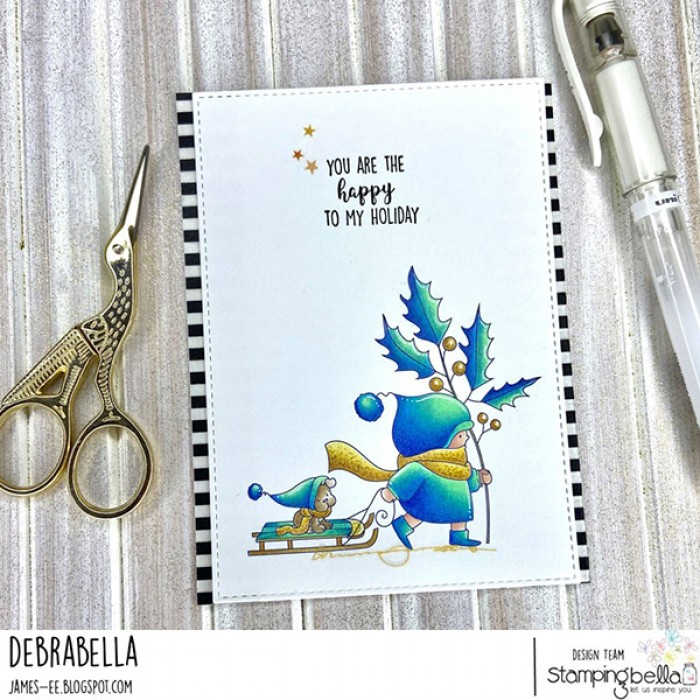 Bild 1 von Gummistempel Stamping Bella Cling Stamp BUNDLE GIRL & PUPPY ON A WINTER WALK RUBBER STAMP