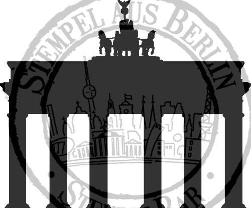 Bild 1 von StempelBar Ministempel - Brandenburger Tor  / (Stempel) Gummi - unmontiert