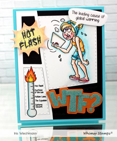 Bild 1 von Whimsy Stamps Die Stanze  - WTF? Word and Shadow Die Set