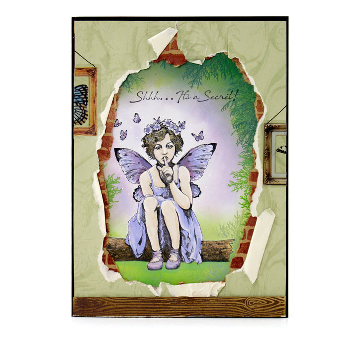 Bild 1 von Cosmic Shimmer Pre Cut Stamp - Gummistempel - Andy Skinner Secret