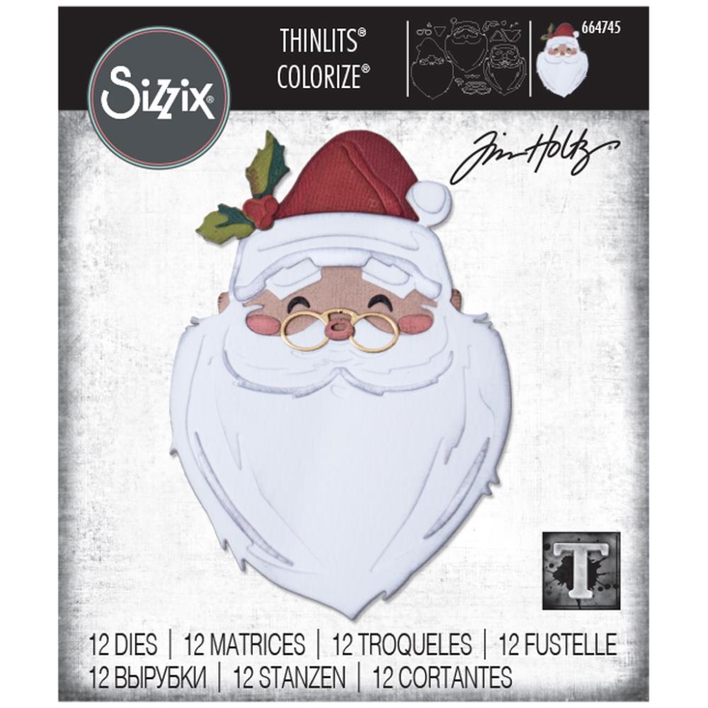 Bild 1 von Sizzix Thinlits Dies Stanzschablone By Tim Holtz Santa's Wish Colorize