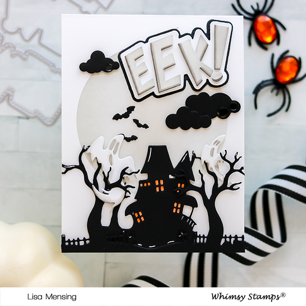 Bild 1 von Whimsy Stamps Die Stanze - EEK! Word and Shadow Die Set