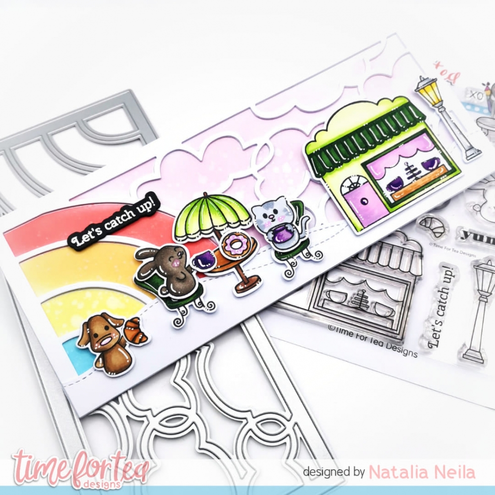 Bild 1 von time for tea designs - Clear Stamp Set - Café Critters