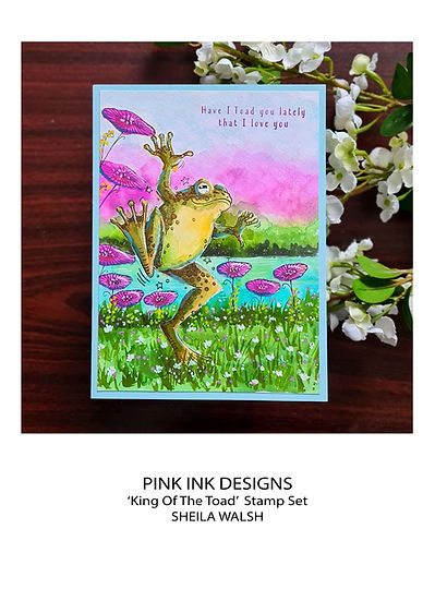 Bild 1 von Pink Ink Designs - Stempel  King Of The Toad - Frosch