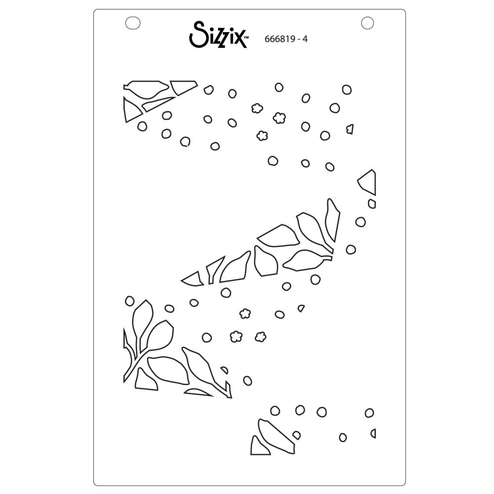 Bild 1 von Sizzix - A6 Stencil By Stacey Park - Fragmented Floral #2