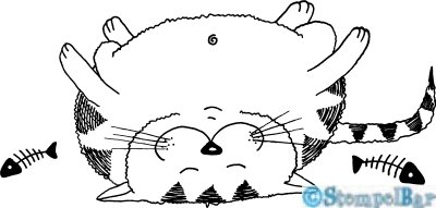 Bild 1 von StempelBar Stempelgummi Satte Katze
