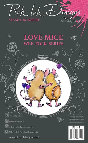 Bild 1 von Pink Ink Designs - Stempel  Love Mice (Liebe Mäuse)