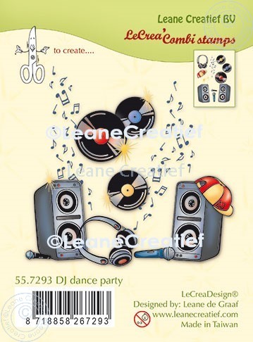 Bild 1 von Leane Creatief Clear Stamps - DJ dance party