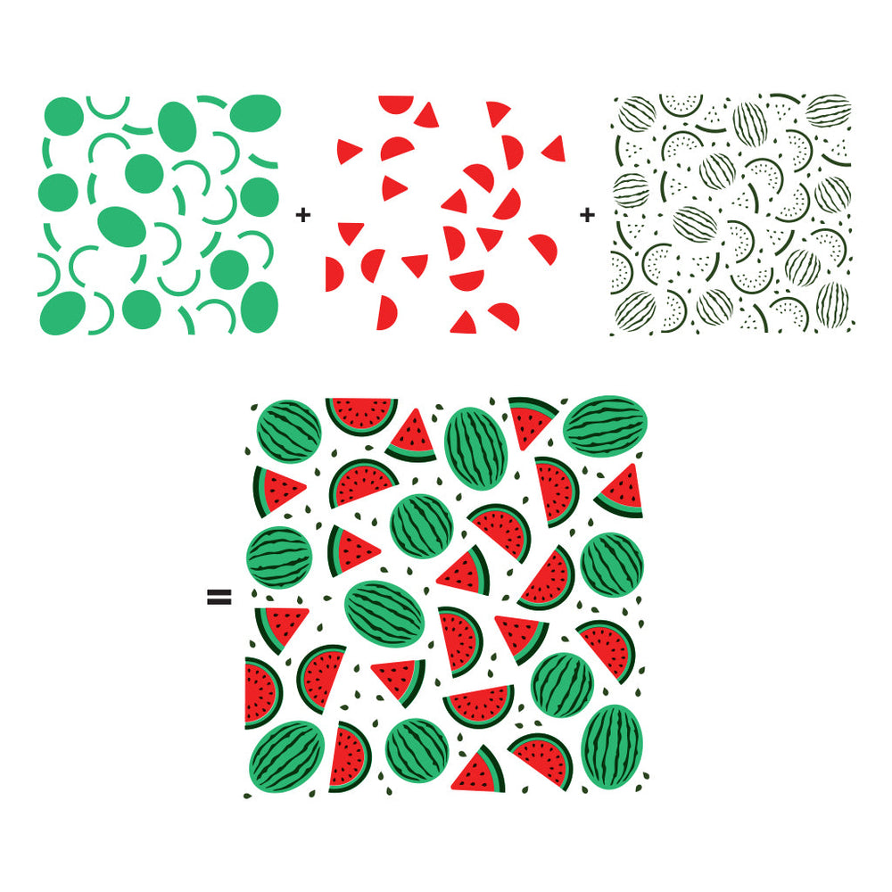 Bild 1 von Hero Arts Stencil - Color Layering Watermelon