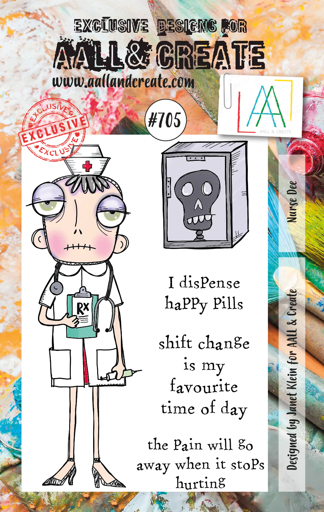 Bild 1 von AALL & Create Clear Stamps  - Nurse Dee