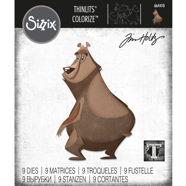 Bild 1 von Sizzix Thinlits Dies Stanzschablone By Tim Holtz Theodore Colorize
