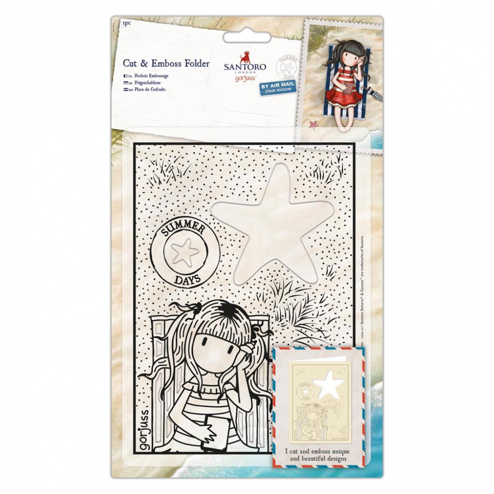 Bild 1 von Cut & Emboss Folder - Santoro - Summer Days - Gorjuss Stanz-/Prägefolder