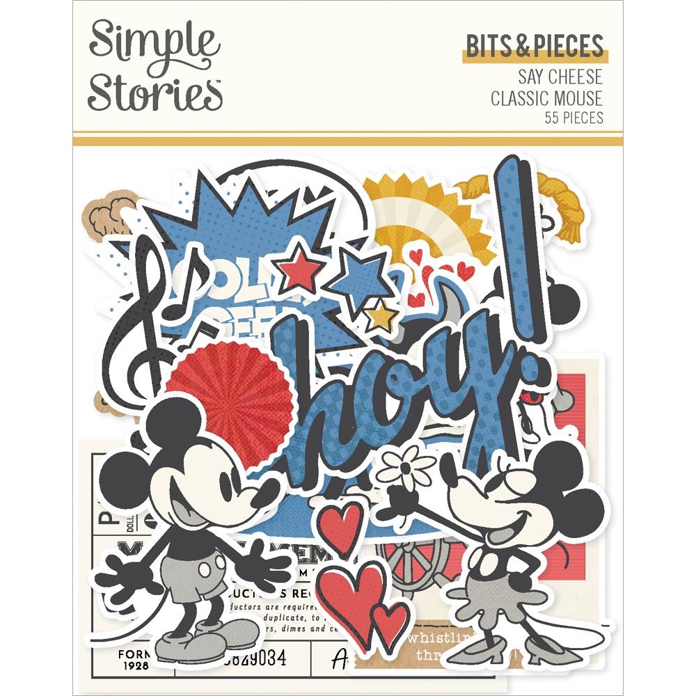 Bild 1 von Simple Stories Bits & Pieces Die-Cuts - Say Cheese Classic Mouse Stanzteile