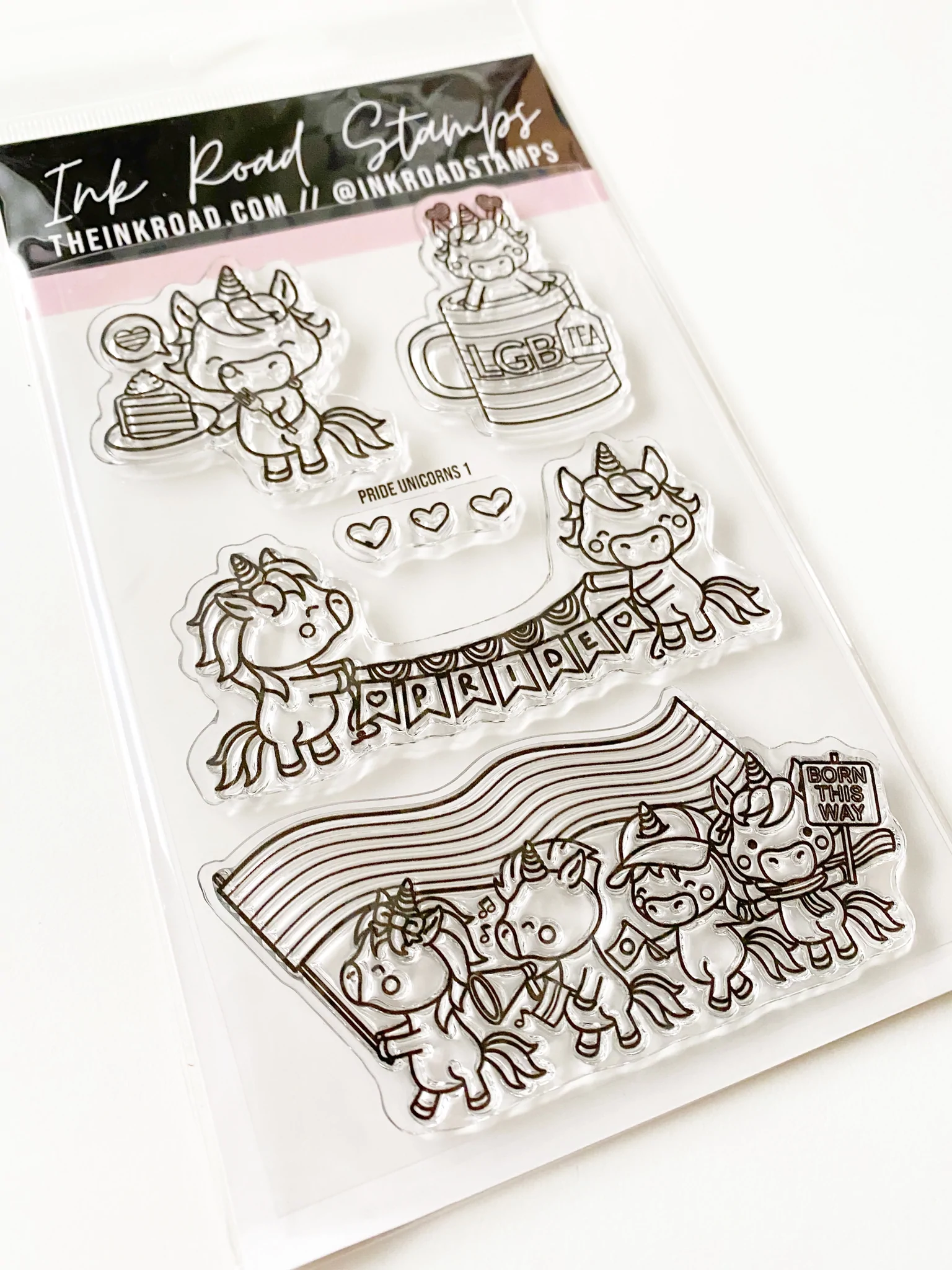Bild 1 von The Ink Road Clear Stamps - Pride Unicorns Vol 1