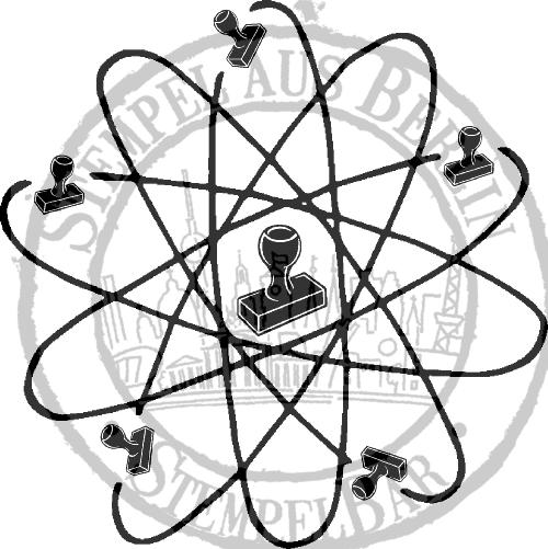 Bild 1 von StempelBar Stempelgummi Stempel-Atom