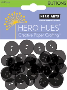 Bild 1 von Hero Arts Card Buttons Black