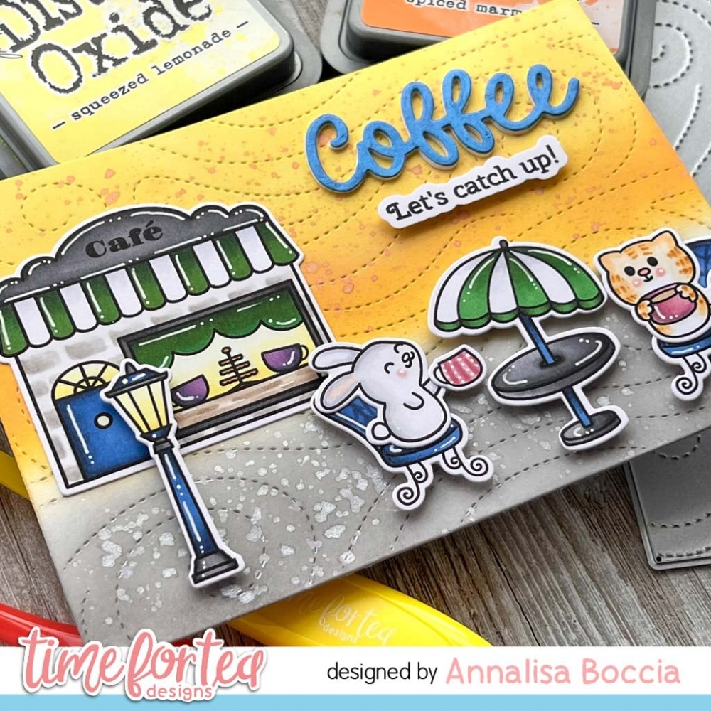Bild 1 von time for tea designs - Clear Stamp Set - Café Critters