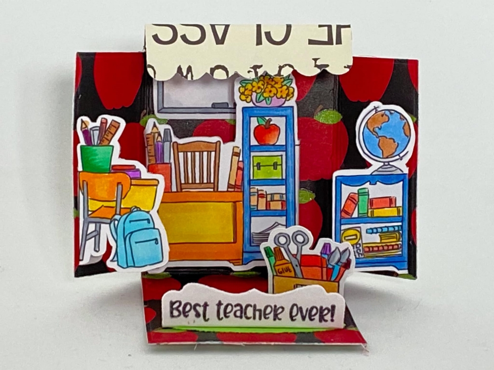 Bild 1 von Art Impressions Clear Stamps with dies MB School - Stempelset inkl. Stanzen