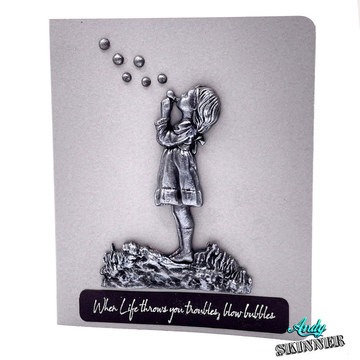 Bild 1 von Cosmic Shimmer Blowing Bubbles Silicone Mould Andy Skinner - Silikonform Seifenblasen