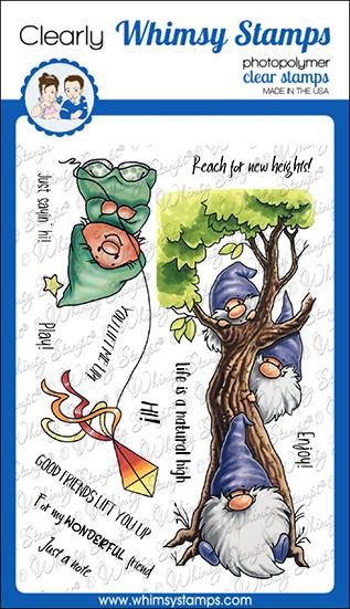 Bild 1 von Whimsy Stamps Clear Stamps - Gnome Lift You Up
