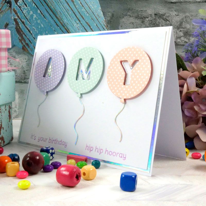 Bild 1 von Hunkydory - Moonstone Die Set - Party Balloons - Luftballons