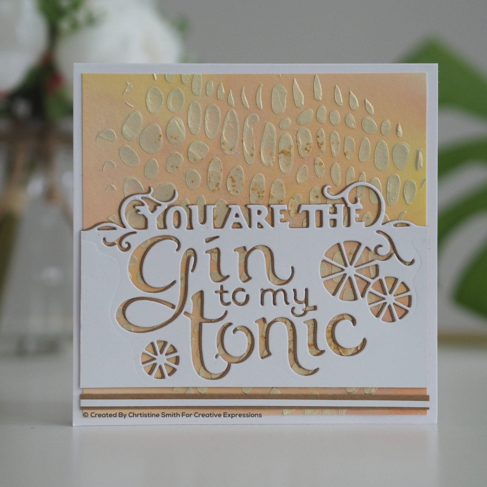 Bild 1 von Creative Expressions Paper Cuts Edger  Stanze - Gin To My Tonic