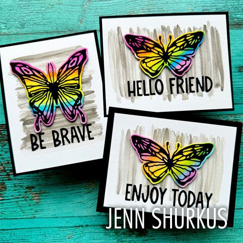 Bild 1 von Sizzix Thinlits Die by Tim Holtz - Stanzschablone - Vault Scribbly Butterfly