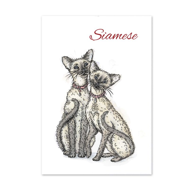 Bild 1 von For the love of...Stamps by Hunkydory - It's A Cat's Life Clear Stamp - Siamese