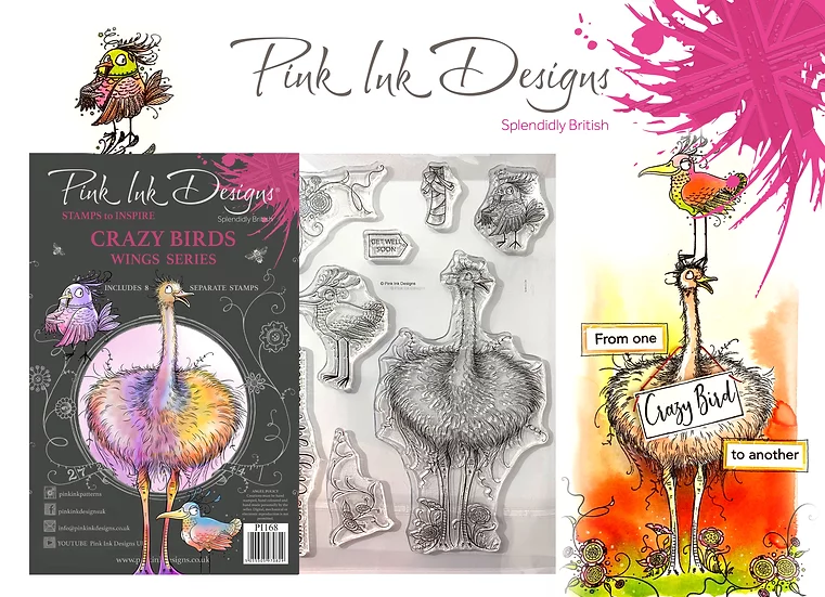 Bild 1 von Pink Ink Designs - Stempel Crazy Birds -Vogel
