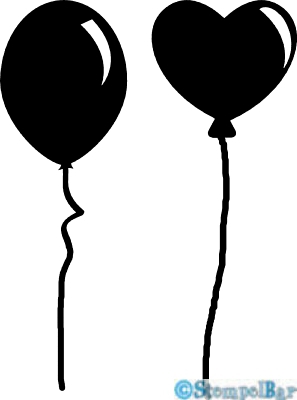 Bild 1 von StempelBar Stempelgummi Luftballon-Set