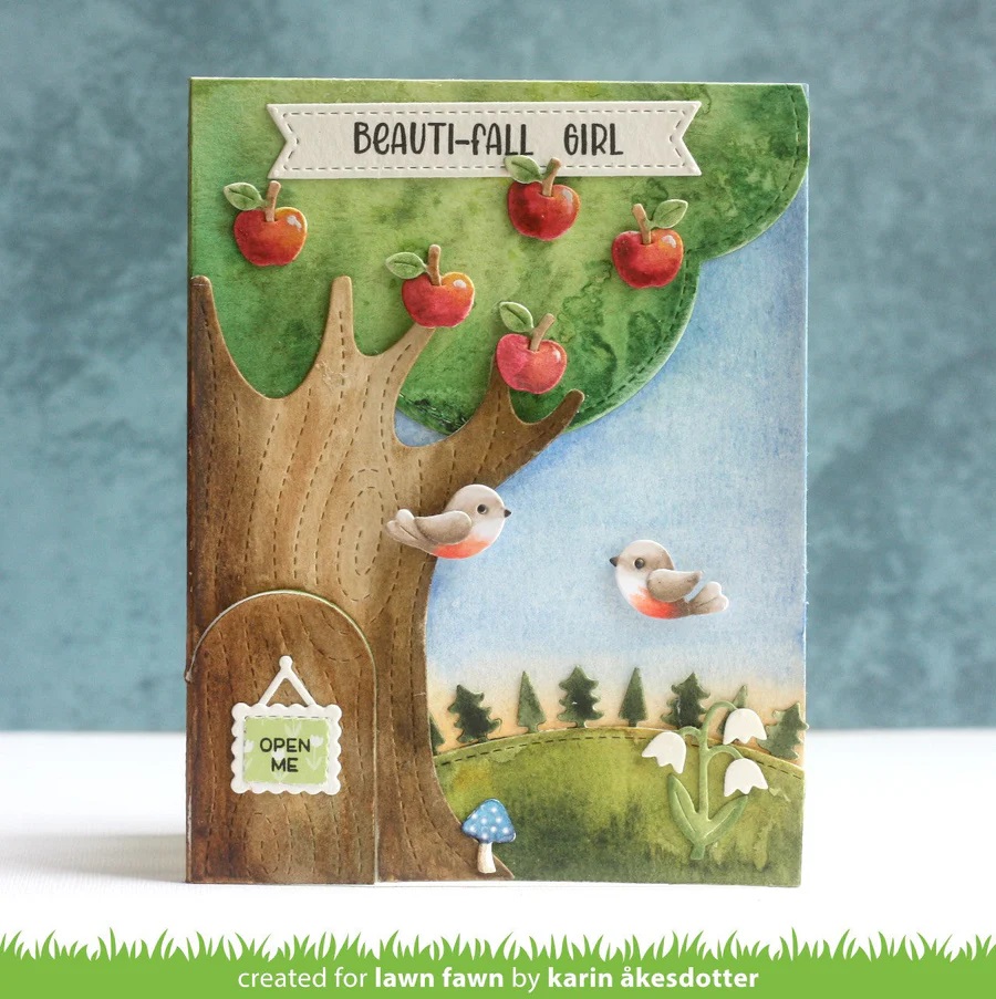 Bild 1 von Lawn Fawn Cuts  - Stanzschablone knock knock, who's there?