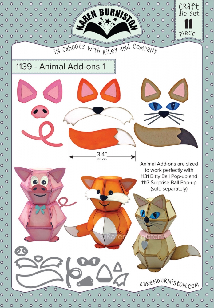 Karen Burniston Dies ANIMAL ADD ONS 1 Stanze Tiere 1 StempelBar Onlineshop