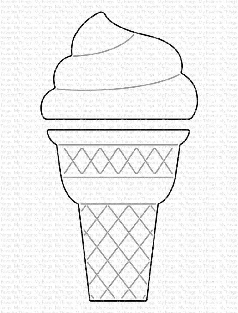 Bild 1 von My Favorite Things - Ice Cream Cone Die-namics - Stanze Eis