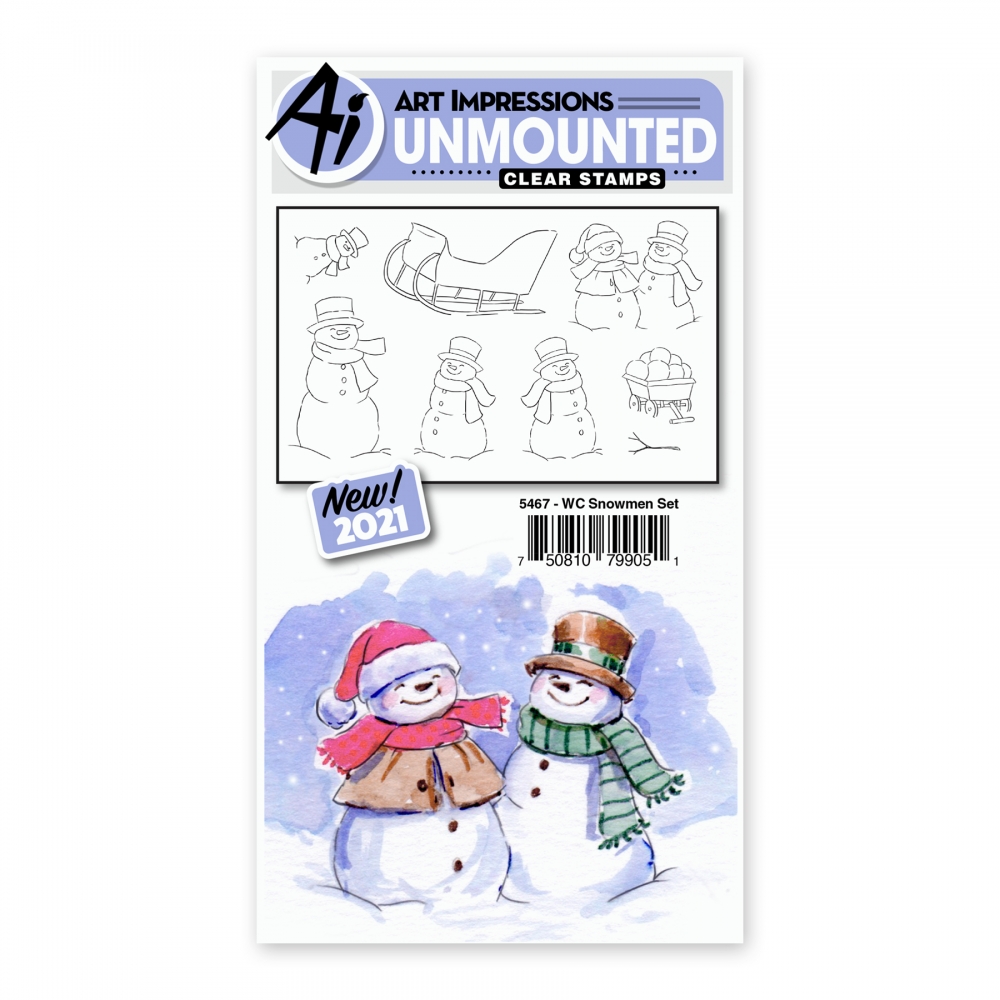 Bild 1 von Art Impressions Stamp Set - Snowmen Set - Schneemann