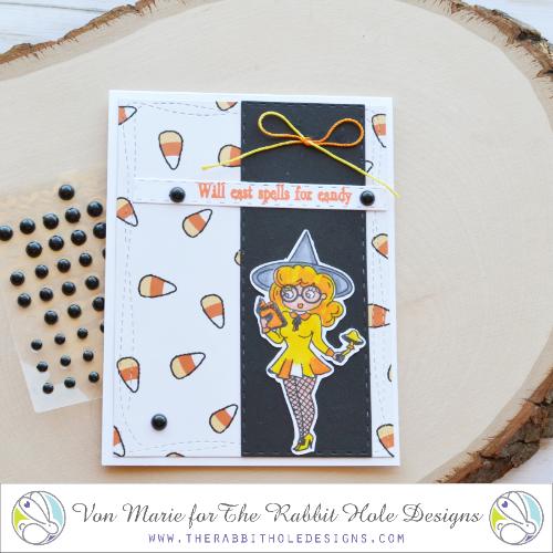 Bild 1 von The Rabbit Hole Designs Clear Stamps - Spellcaster Witch - Hexe