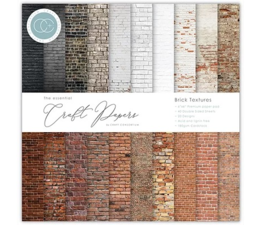 Bild 1 von Craft Consortium - Essential Craft Papers 6x6 Inch Paper Pad - Brick Textures - Papierblock