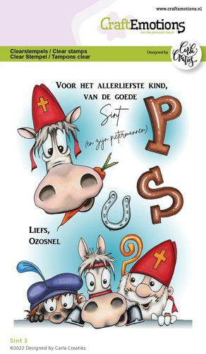 Bild 1 von CraftEmotions Stempel - clearstamps A6 - Sint 3 (NL) Carla Creaties