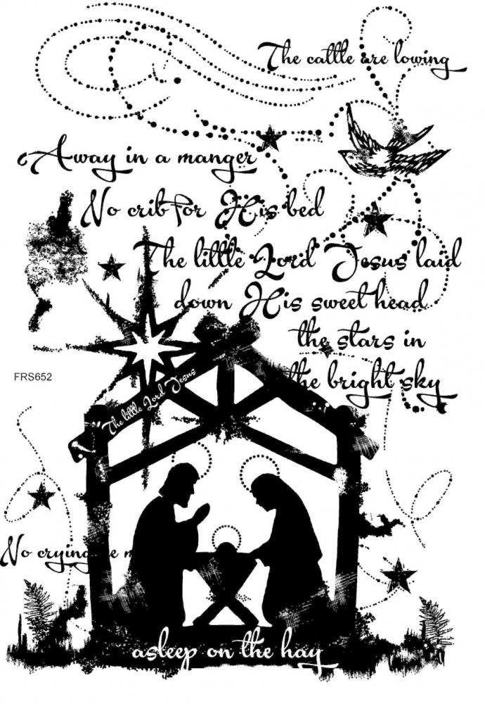 Bild 1 von WOODWARE Clearstamps  Clear Magic Singles - Vintage Nativity