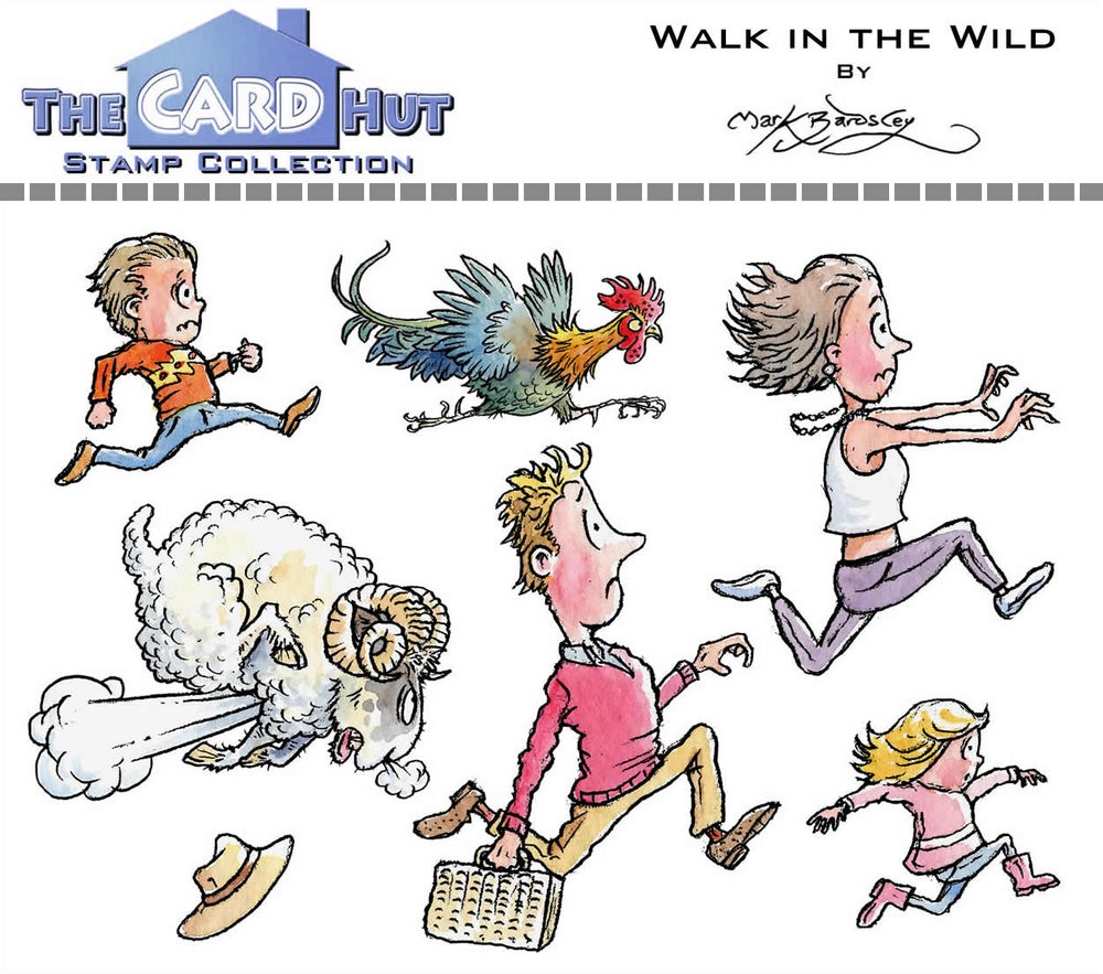 Bild 1 von The Card Hut Clear Stamps - Walk in the wild - Stamp Set