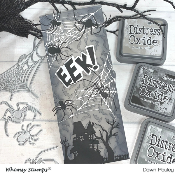 Bild 1 von Whimsy Stamps Die Stanze - EEK! Word and Shadow Die Set