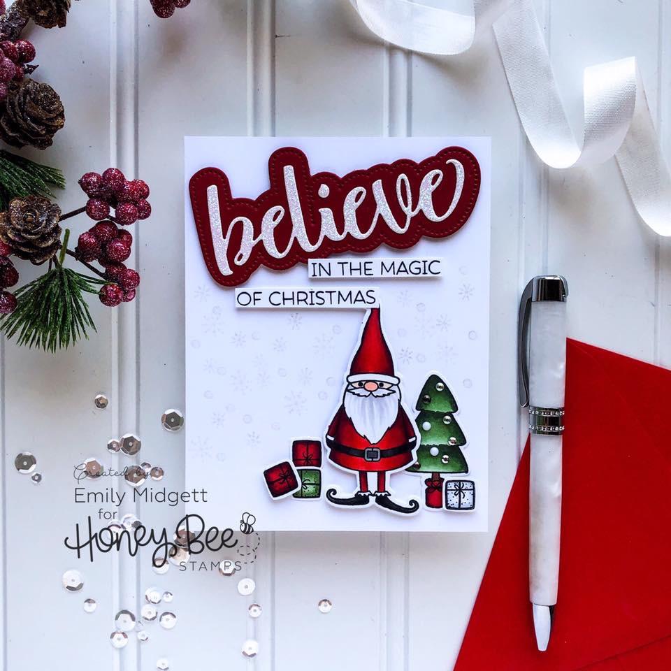 Bild 1 von Honey Bee Stamps Clearstamp - Gnome Place Like Home - Weihnachtsgnome