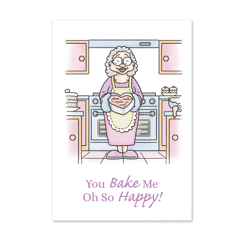 Bild 1 von For the love of...Stamps by Hunkydory - Clearstamps You Bake Me Oh So 